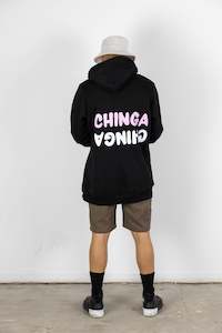 ORZO HOODY BLACK/PINK