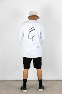 NEWPORT LONGSLEEVE TEE WHITE