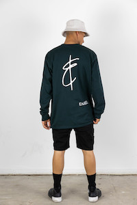 Clothing: NEWPORT LONGSLEEVE TEE FOREST