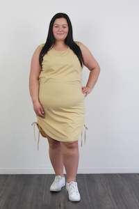 Clothing: *EVERLY SINGLET DRESS SAND