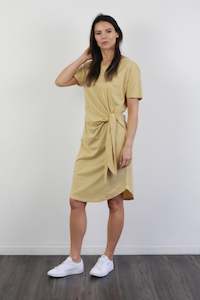 Clothing: *SADIE SIDE KNOT DRESS SAND