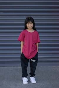 Clothing: TRIS TEE POCKET RED BASIC