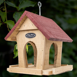 Small Feeder - Standard - Red Painted Roof