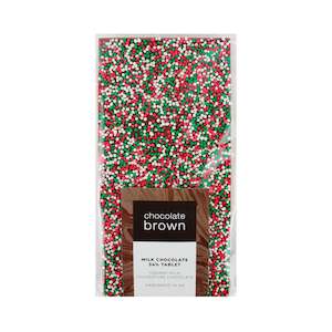 Kiwi Christmas Sprinkles Milk Chocolate Tablet - 80G