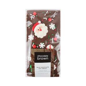 Chocolate: Kiwi Christmas Deco's Milk Chocolate Tablet - 80G