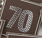 70th design chocolates - singles