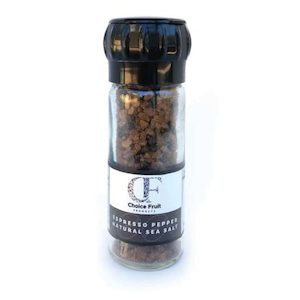 Chutneys or relishes: Espresso Pepper Natural Sea Salt – 90g