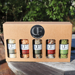 Gift Box – Set of 5 (Natural Sea Salts)