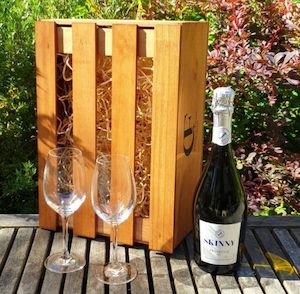 Gift Box – Skinny Prosecco – Thomson & Scott +/- Glasses