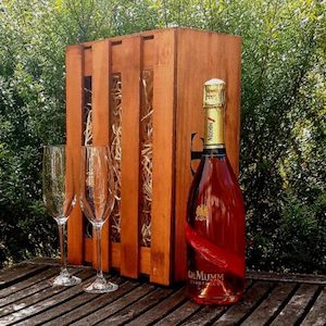 Mumm Cordon Rosé +/- Glasses