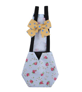 Chicken Diaper Blue Floral