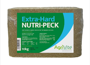 Agrivite Nutri-Peck Extra Hard Poultry Pecking Block 10kg