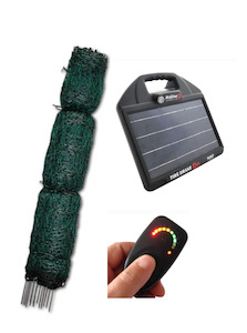 Hotline 25m fence + Fire Drake 67 Solar Energizer + Volt Tester Combo #7