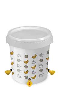 Drinkers Feeders: Watering Bucket With Drinking Cup 32L