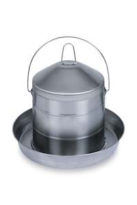 Stainless Steel Poultry Drinker 8L