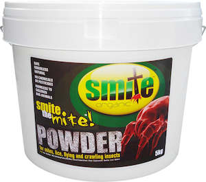 Red Mite Lice Control: Smite Organic DE Powder 5kg Bucket