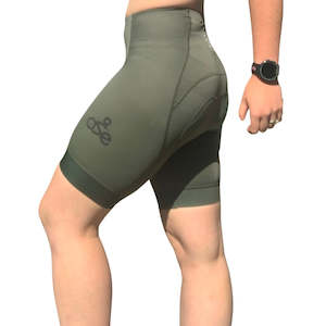 Internet only: Womens olive bike shorts