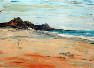 Artist: Mangawhai Beach Looking North