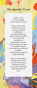 Apostles' Creed bookmark by Simon Fletcher (set of 10). Christian Resource Centre