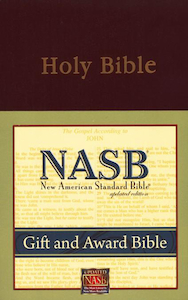 NASB Gift and Award Bible. Christian Resource Centre