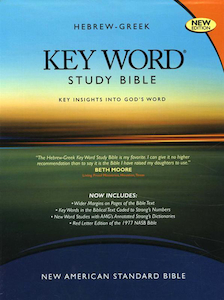 NASB Hebrew Greek Key Word Black Genuine Study. Christian Resource Centre