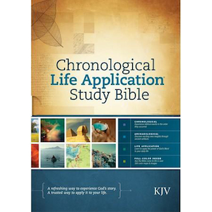 KJV Chronological Life Application Study Bible, Hardcover by Tyndale. Christian …