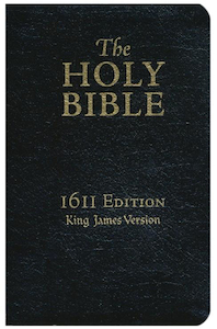 Books: KJV 1611 Bible 400th Anniversary Edition Genuine Leather, Black by Hendrickson. Christian Resource Centre