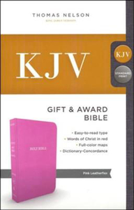 Books: King James Gift & Award Bible by Thomas Nelson. Christian Resource Centre