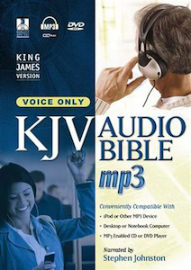 KJV MP3 Bible Voice Only by Stephen Johnston. Christian Resource Centre