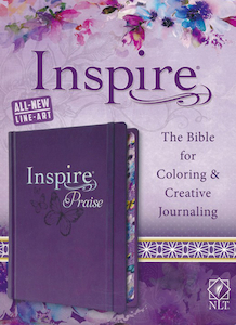 NLT Inspire PRAISE Bible, Filament-Enabled Edition (Hardcover LeatherLike, Purpl…