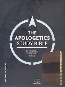 Books: CSB Apologetics Study Bible Mahogany Leathertouch Indexed. Christian Resource Centre