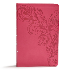 KJV Giant Print Reference Bible, Leathertouch, Pink. Christian Resource Centre