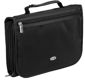 Case Classic Large: Three-Fold Micro Fibre - Black. Christian Resource Centre