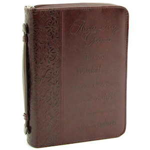 Case Classic Large: Two-Tone LuxLeather - Amazing Grace. Christian Resource Centre