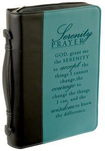 Case Classic Large: Two-Tone LuxLeather - Serenity Prayer. Christian Resource Centre