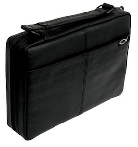 Case Classic Medium: Genuine Leather - Black. Christian Resource Centre