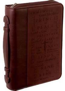 Case Classic Medium: Two-Tone LuxLeather - Names Of Jesus. Christian Resource Centre