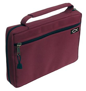 Case Value Large: MicroFibre - Burgundy. Christian Resource Centre