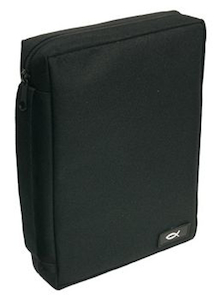 Case Value Large: Polyester - Black. Christian Resource Centre