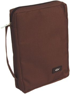 Case Value Large: Polyester - Cappuccino Brown. Christian Resource Centre