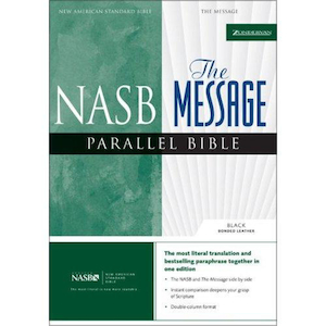 Books: NASB/The Message Parallel Bible (Hardcover). Christian Resource Centre