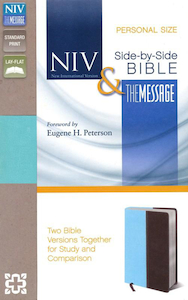 NIV and The Message Side-by-Side Bible, Personal Size: Two Bible Versions Togeth…