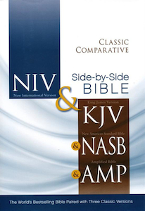 Books: NIV/KJV/NASB/Amplified Bible 2011 Parallel Classic Comparative Hardcover by Zondervan Publishing House. Christian Resource Centre