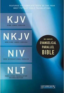 KJV/NKJV/NIV/NLT Bible Parallel Evangelical Hardcover. Christian Resource Centre