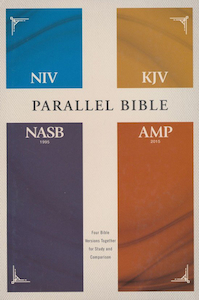 NIV KJV NASB Amplified Parallel Bible. Christian Resource Centre