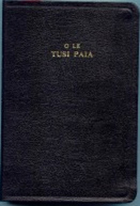 Samoan Bible Old 1887 Leather by Bible Society. Christian Resource Centre