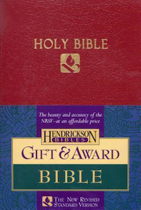 NRSV Bible Gift & Award Imitation Leather Burgundy. Christian Resource Centre