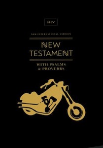 NIV New Testament with Psalms and Proverbs, Pocket-Sized, Paperback, Black Motor…