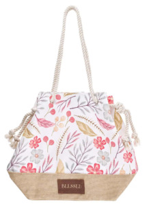 Gifts: Blessed Canvas Tote with Rope Handles