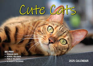 2025 Cute Cats Calendar